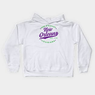 Vintage New Orleans Louisiana The Big Easy USA City Kids Hoodie